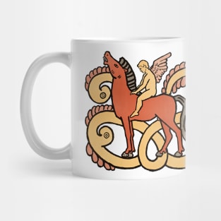 Minoan Mythology Angel on Horse Mug